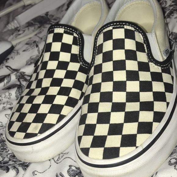 checkered vans size 6.5